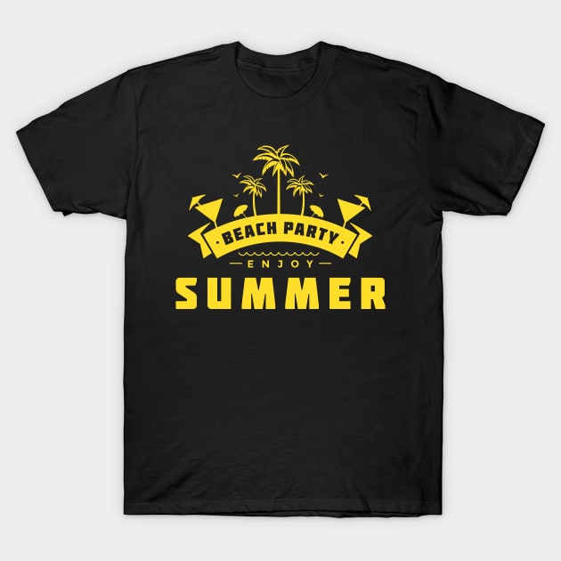 Beach party ☀ Enjoy Summer ☀ T-Shirt by Naumovski